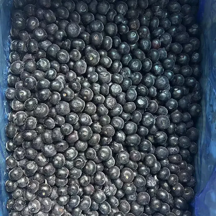 Buluugga buluugga ah ee la qaboojiyey IQF blueberries